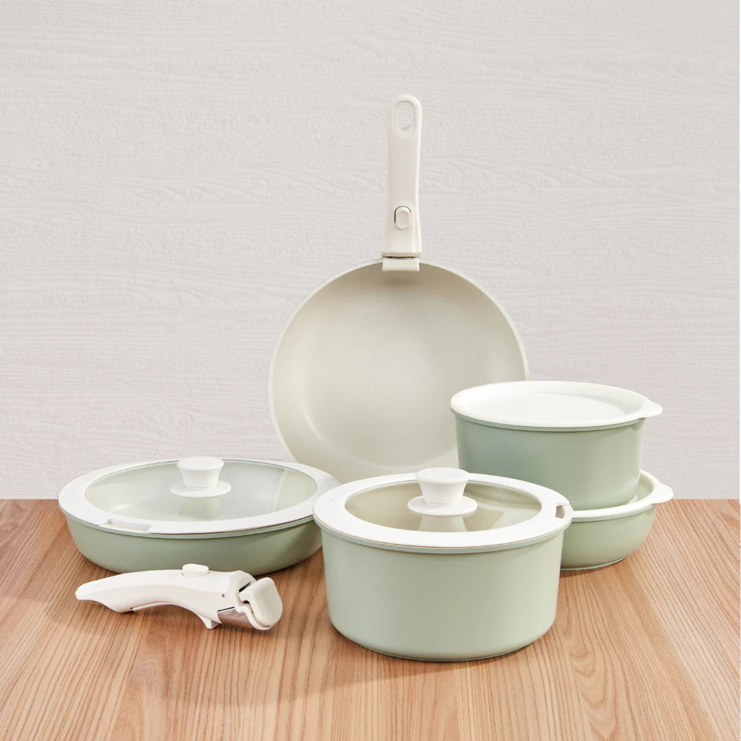 Pratinea™ Cookware Set - Mint Green