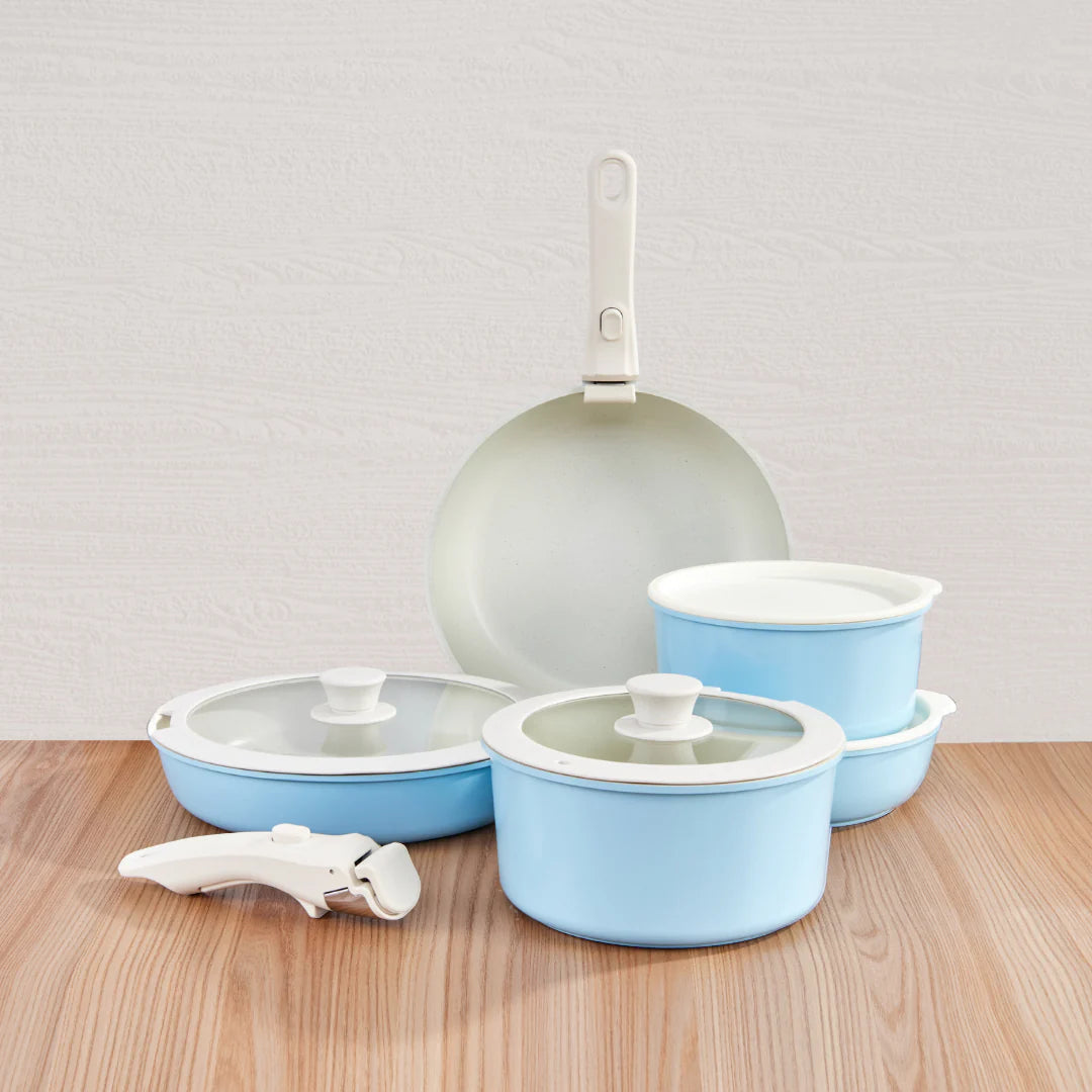 Pratinea™ Cookware Set - Sky Blue