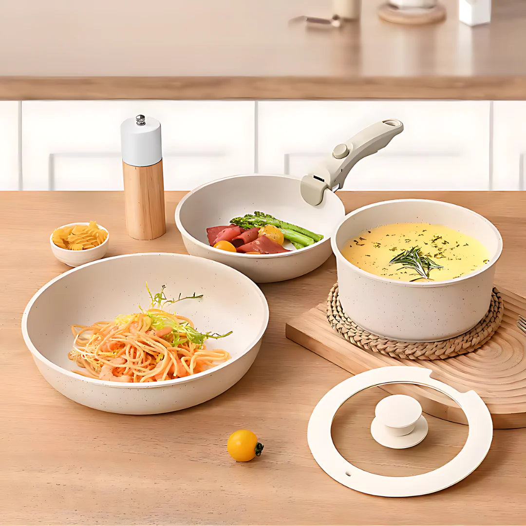 (Free Utensil Essentials) Pratinea™ Cookware Set