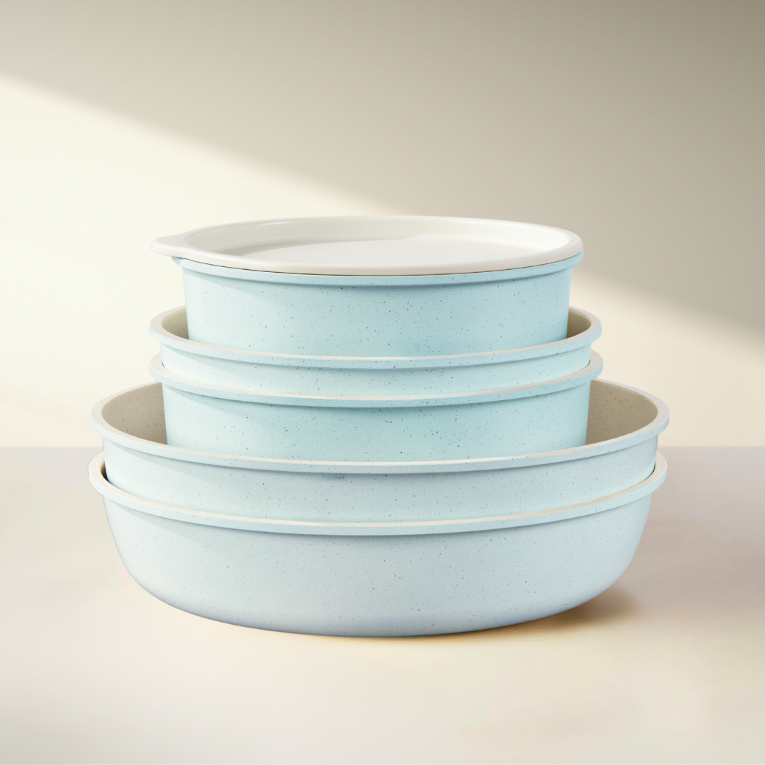 Pratinea™ Cookware Set - Sky Blue