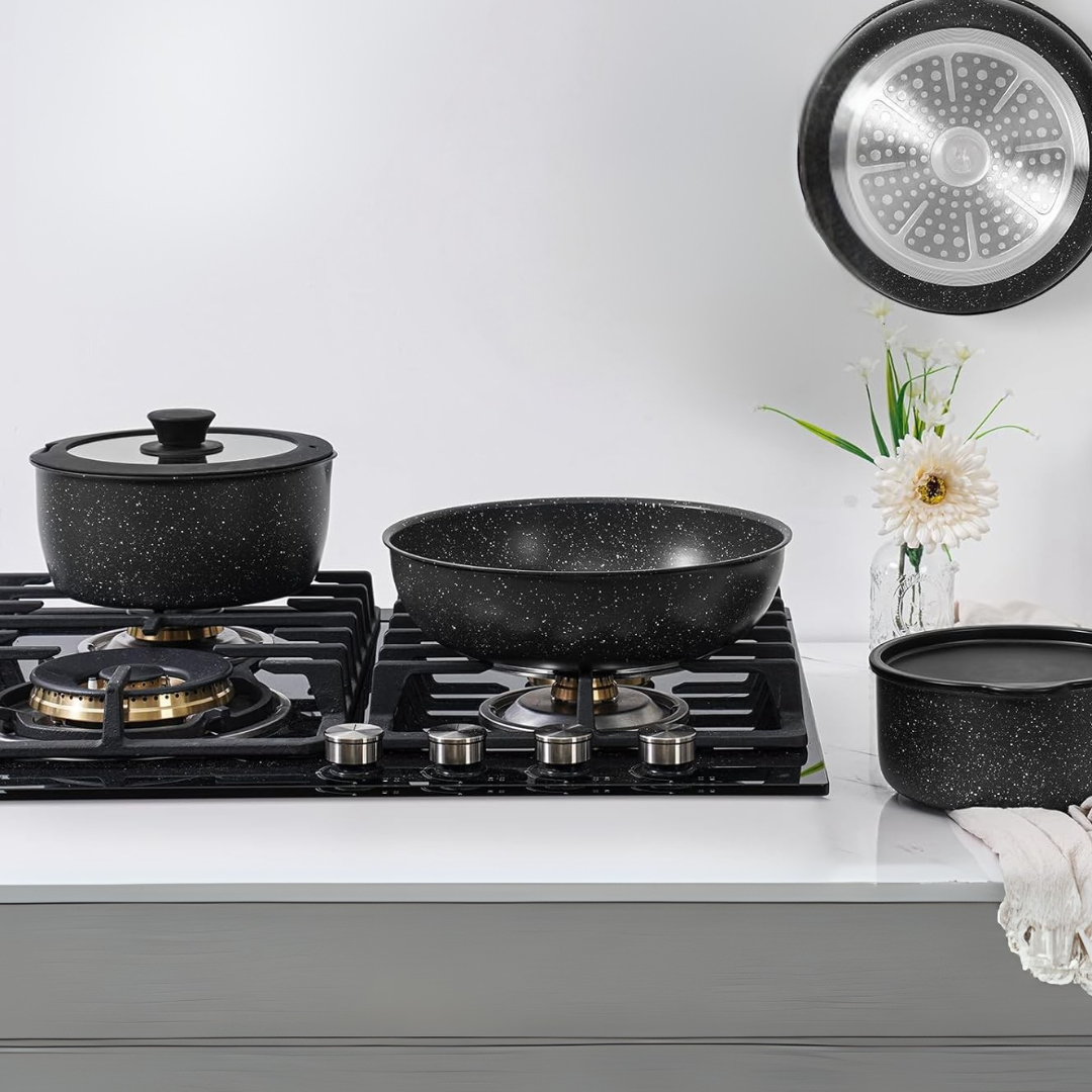 Pratinea™ Cookware Set - Black