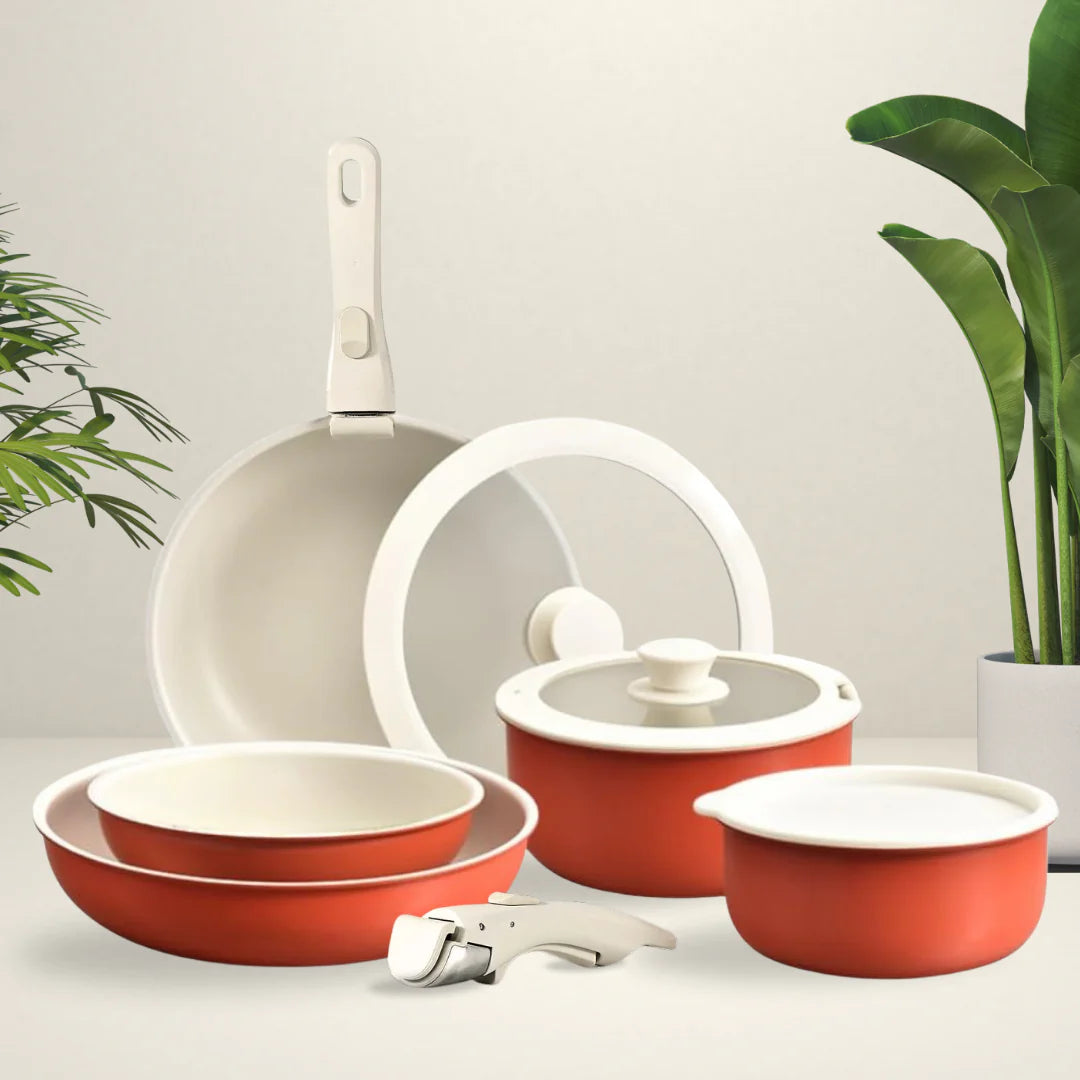 (Free Utensil Essentials) Pratinea™ Cookware Set