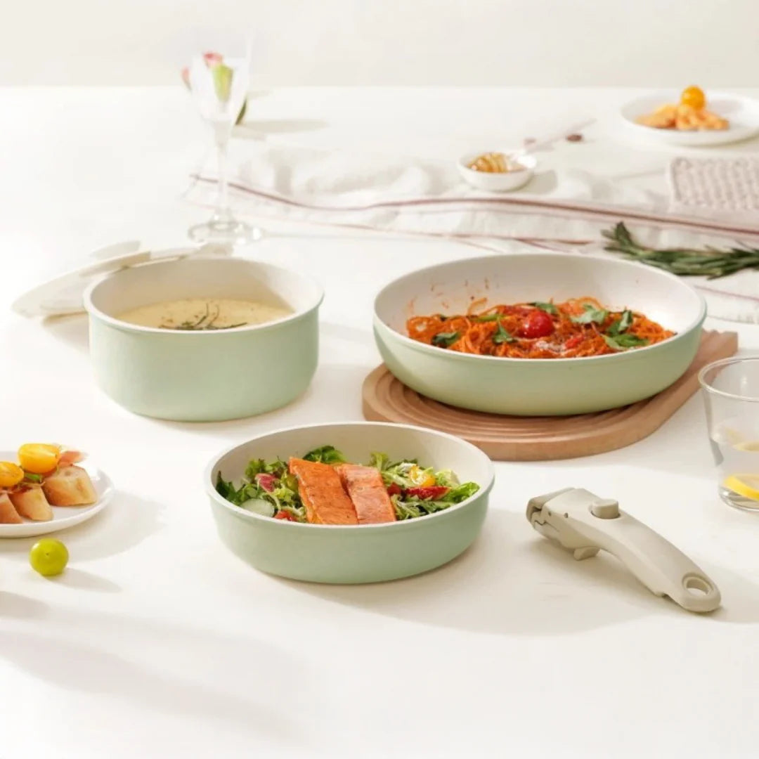 Pratinea™ Cookware Set - Mint Green