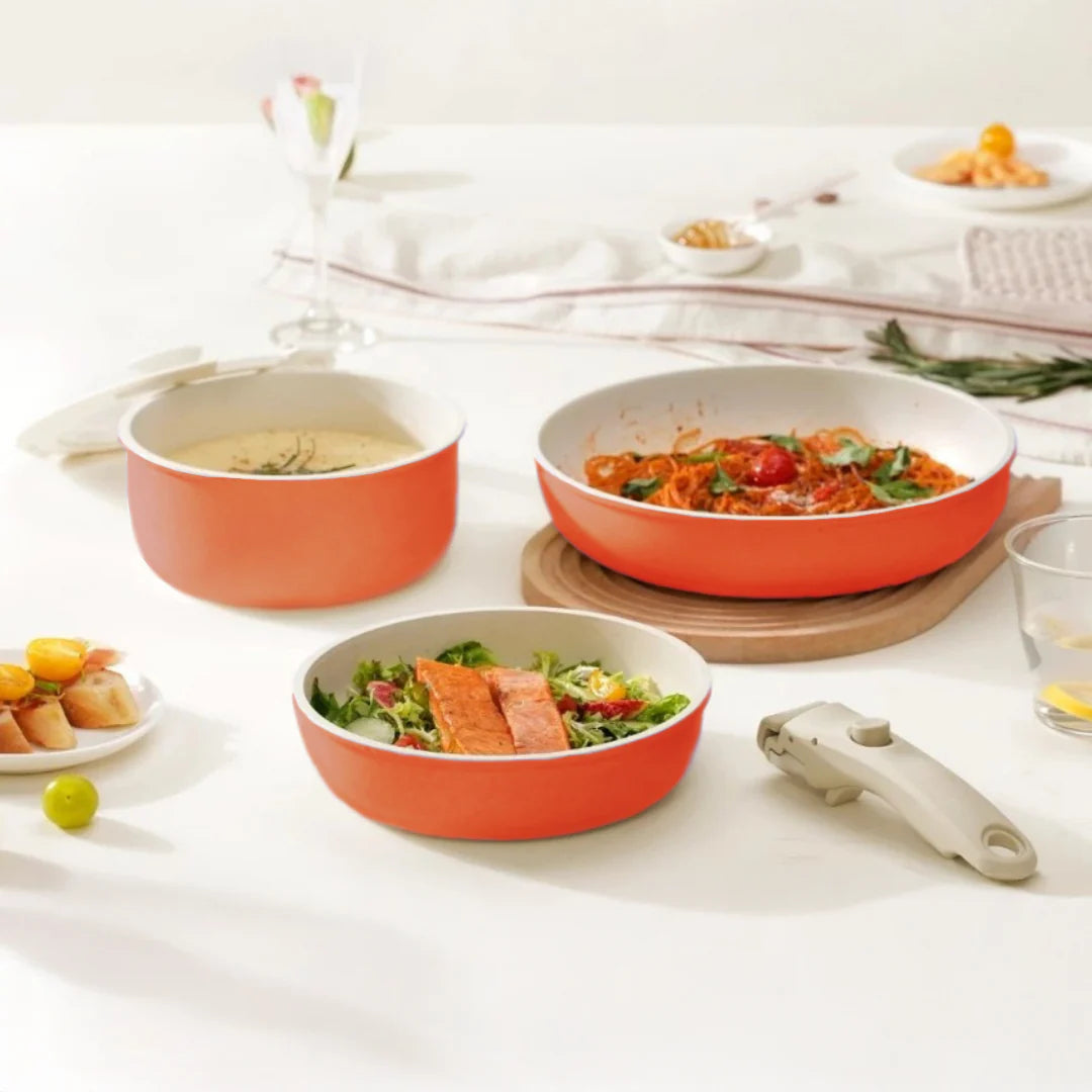 Pratinea™ Cookware Set - Terracotta