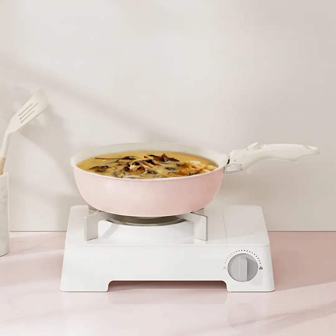 Pratinea™ Cookware Set - Blush Pink