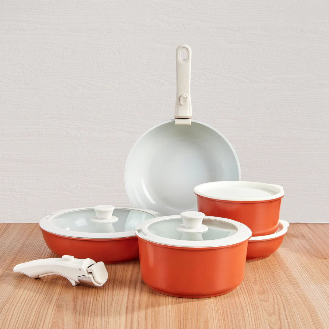Pratinea™ Cookware Set - Terracotta