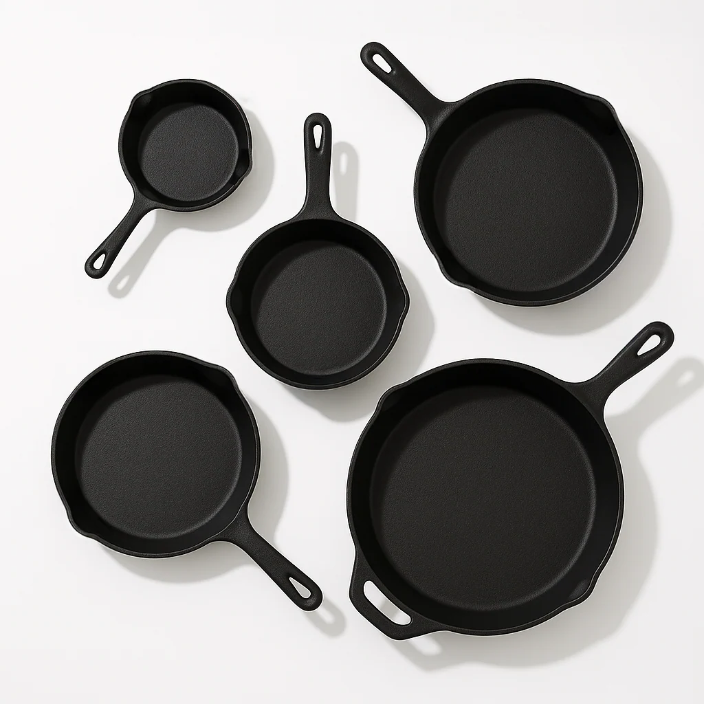 Pratinea™ Cast Iron Skillet Set (5 Pieces)