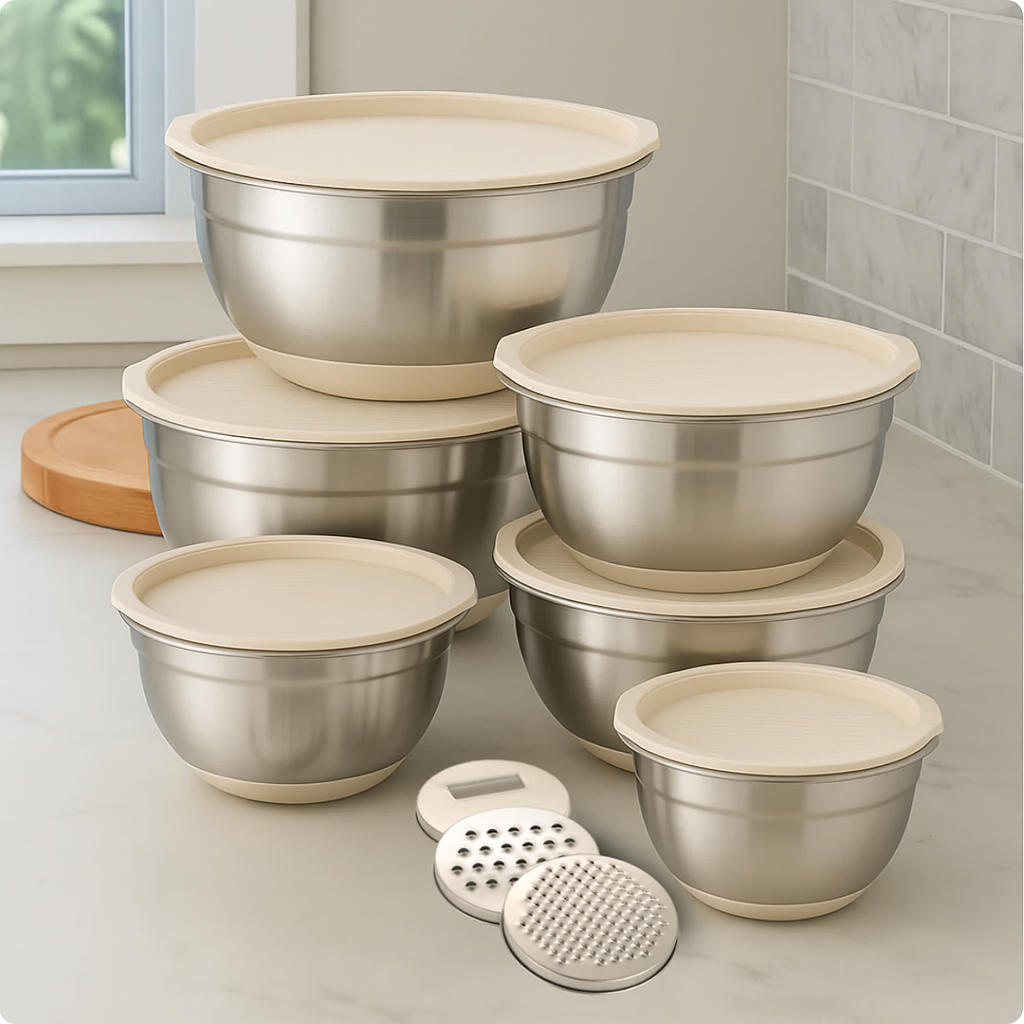 Pratinea™ Stainless Steel Bowl Set